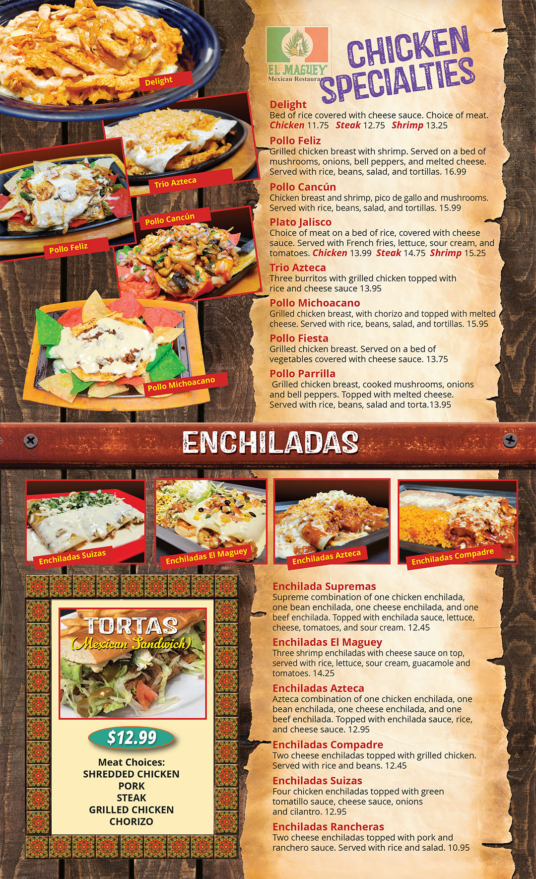 El Maguey Mexican Restaurant, Edwardsville chicken, enchiladas