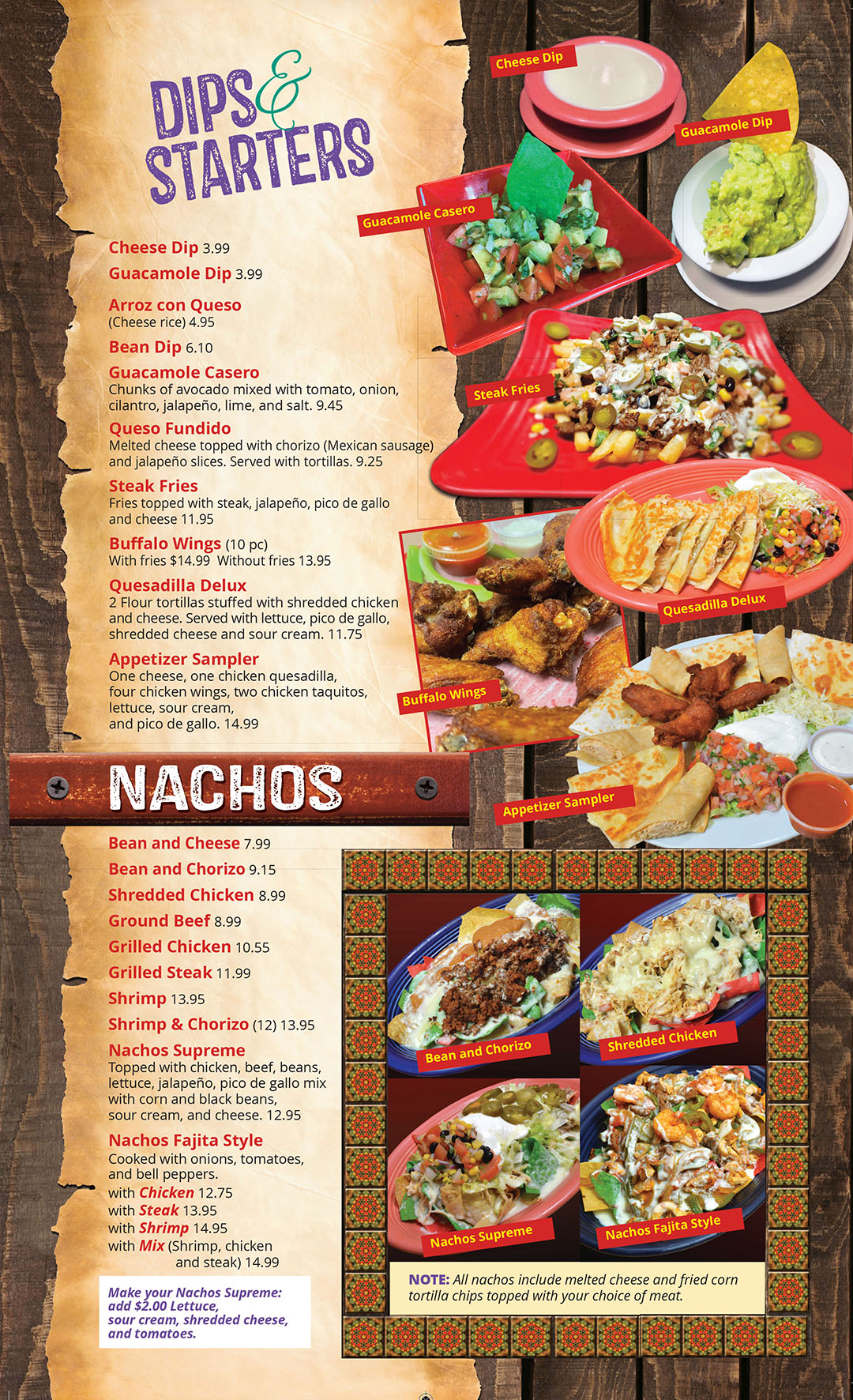 MENU / El Maguey Mexican Restaurant / 1534 Troy Rd., Edwardsville